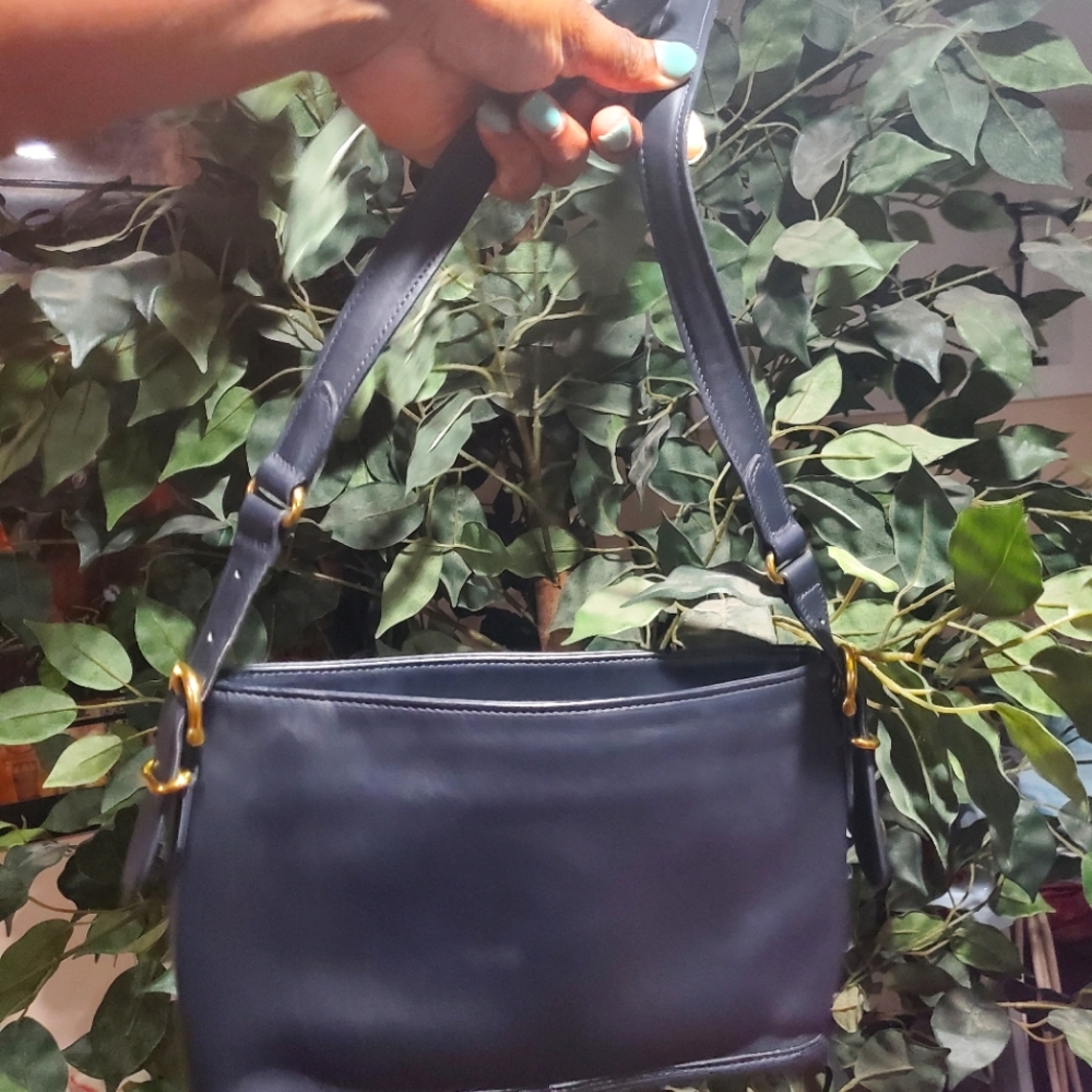 Navy Coach Crossbody